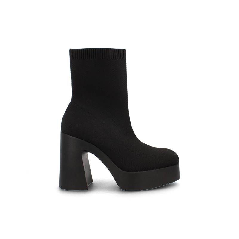 BOTIN MUJER BATA WOLFI NEGRO - 1