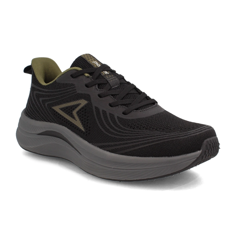ZAPATILLA DEPORTIVA HOMBRE POWER GUIDA TOUKI RUNNING NEGRO - 2