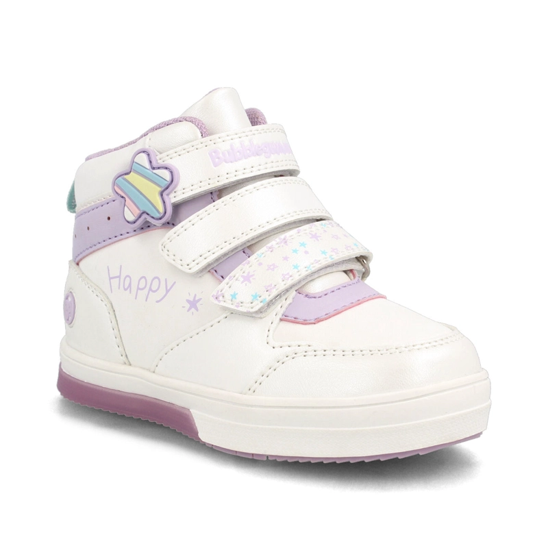 BOTIN NIÑA BUBBLEGUMMERS NEON BLANCO - 2
