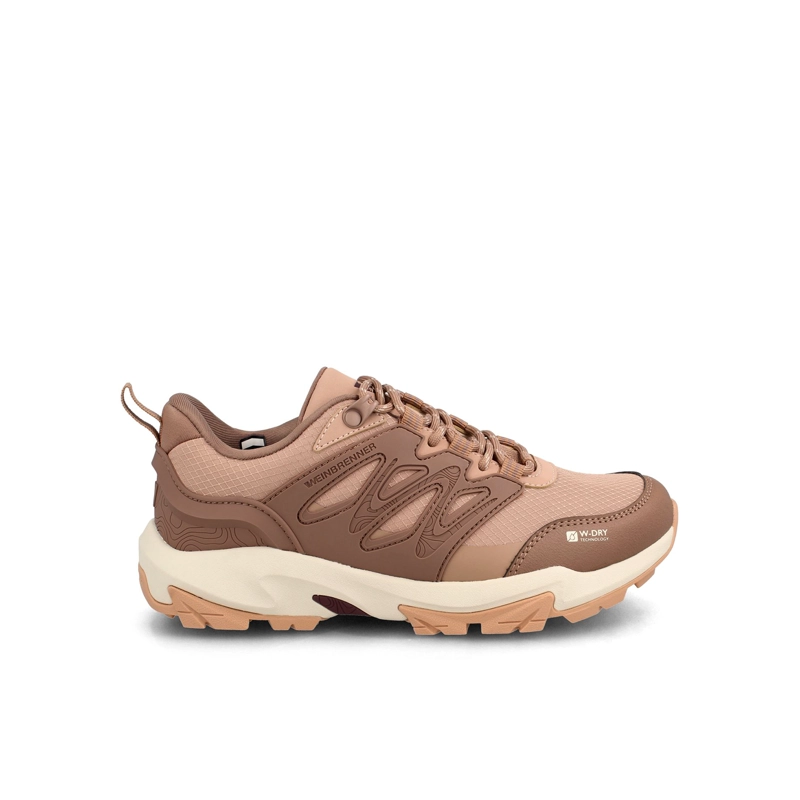 ZAPATILLA OUTDOOR MUJER WEINBRENNER X-HIKER DRIFT LOW CAFE - 1