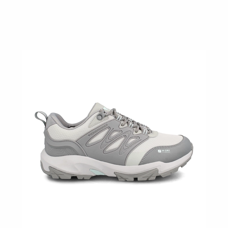 ZAPATILLA OUTDOOR MUJER WEINBRENNER X-HIKER DRIFT LOW GRIS - 1