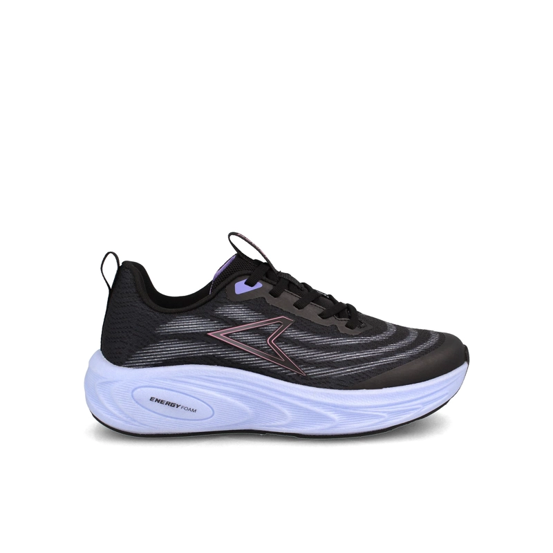 ZAPATILLA MUJER POWER ENERGY RIPPLE SONOS RUNNING NEGRO - 1