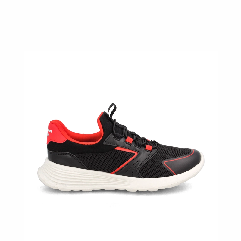 ZAPATILLA NIÑA BUBBLEGUMMERS FORD NEGRO - ROJO - 1