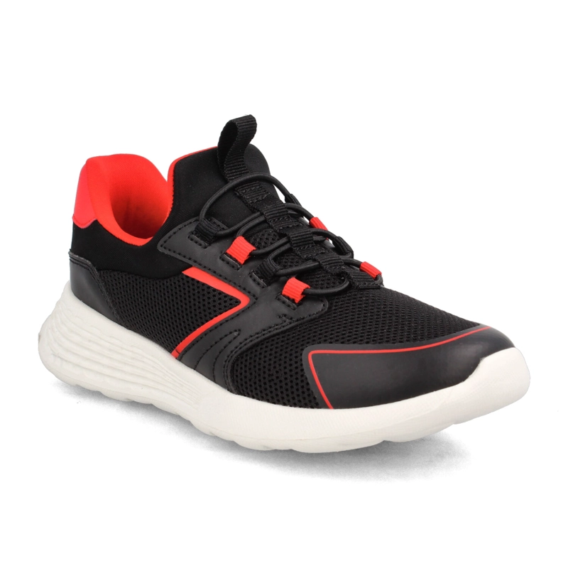 ZAPATILLA NIÑA BUBBLEGUMMERS FORD NEGRO - ROJO - 2