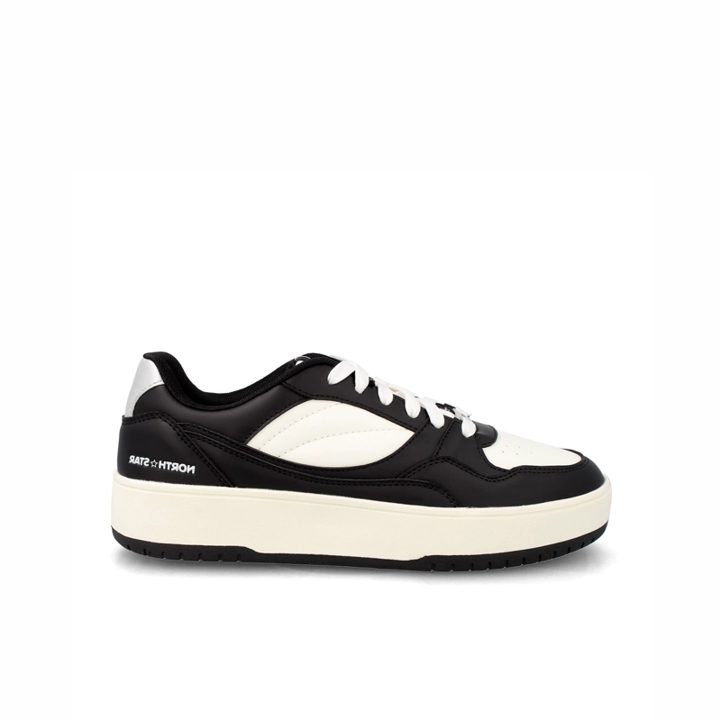 ZAPATILLA MUJER NORTH STAR LUZE BLANCO - NEGRO - 1