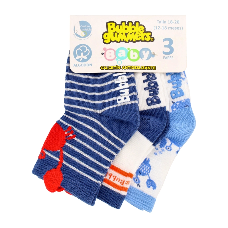 CALCETINES NIÑO BUBBLEGUMMERS CRAB - 1
