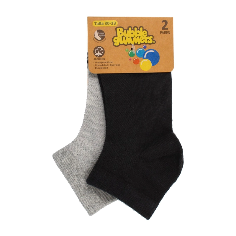 CALCETINES INFANTILES BUBBLEGUMMERS GREYBLACK MULTICOLOR - 1