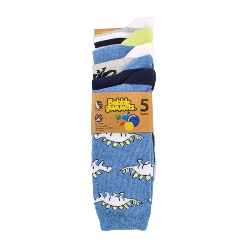 CALCETINES NIÑO BUBBLEGUMMERS NEON BLANCO - 1