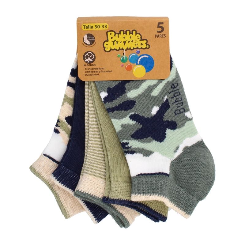 CALCETINES NIÑO BUBBLEGUMMERS URBAN MULTICOLOR - 1