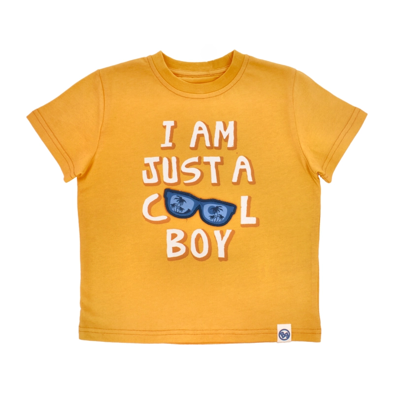 POLERA NIÑO BUBBLEGUMMERS ZALTAN AMARILLO - 1