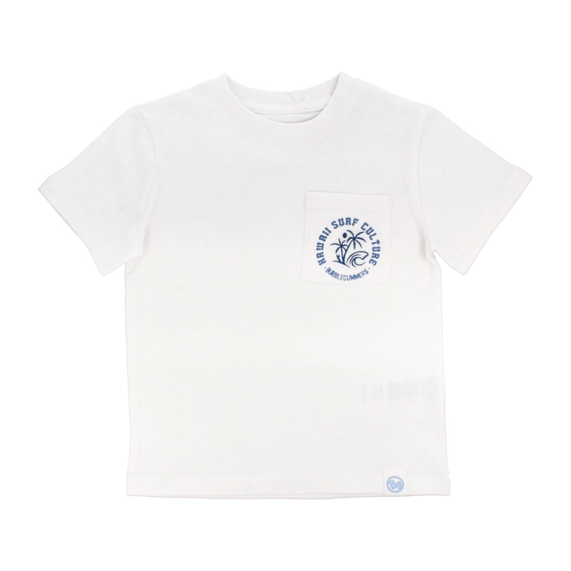 POLERA NIÑO BUBBLEGUMMERS CASTAÑO BLANCO - 1