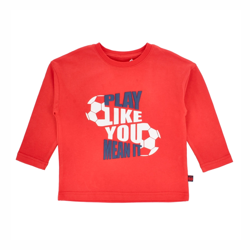 POLERA NIÑO BUBBLEGUMMERS SORRENTO ROJO - 1