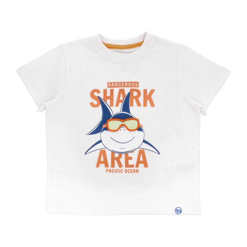 POLERA NIÑO BUBBLEGUMMERS ZALTAN BLANCO - 1