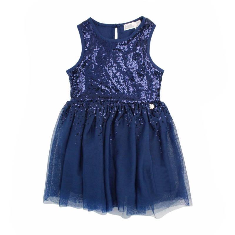 VESTIDO NIÑA BUBBLEGUMMERS ANTONELLA AZUL - 1