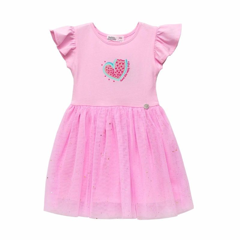 VESTIDO NIÑA BUBBLEGUMMERS TONARA BURDEO - 1