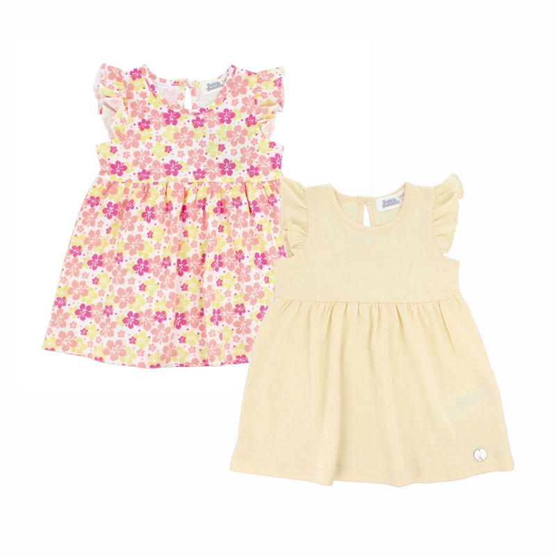 VESTIDO NIÑA BUBBLEGUMMERS AMARILLO - 1