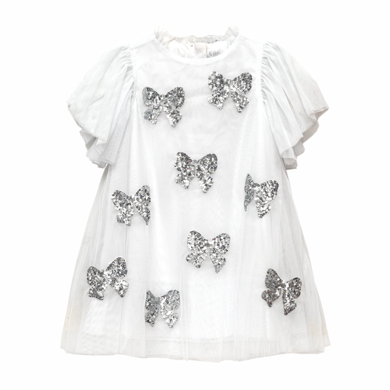 VESTIDO NIÑA BUBBLEGUMMERS GLORIA BLANCO - 1