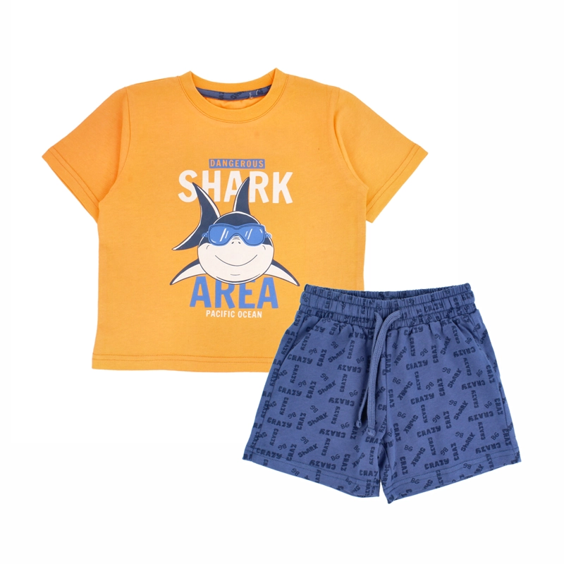 PIJAMA NIÑO BUBBLEGUMMERS LAGOS AMARILLO - 1