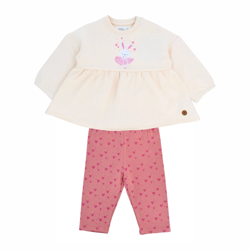 CONJUNTO INFANTIL BUBBLEGUMMERS YARUMA GRIS - 1