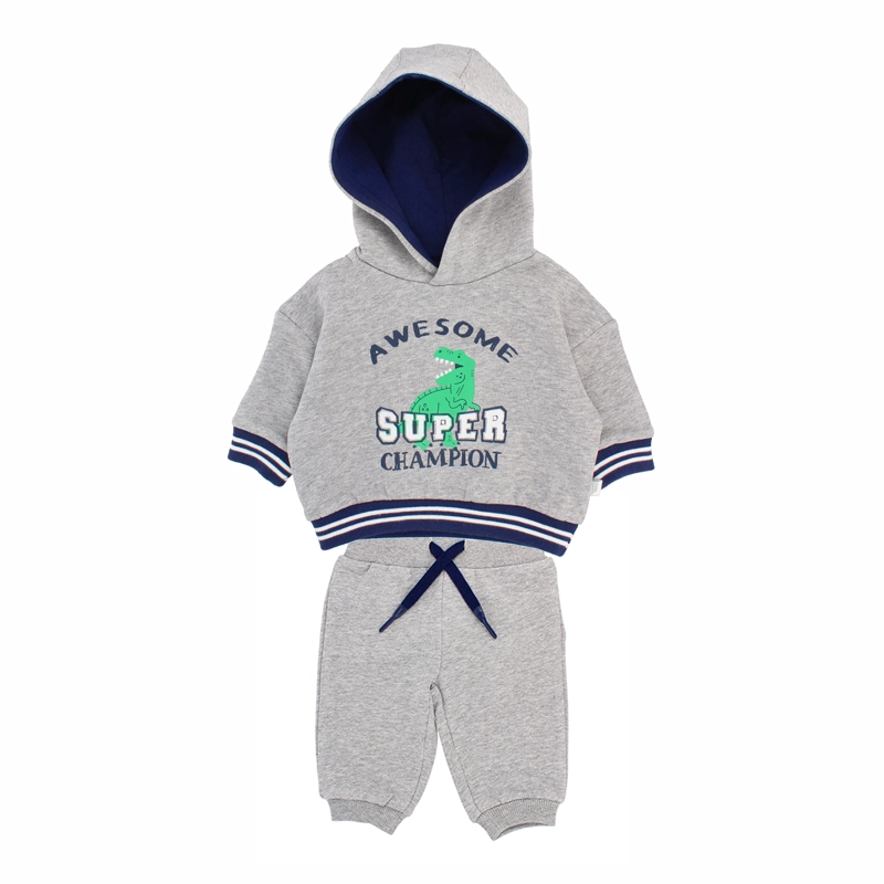 CONJUNTO INFANTIL BUBBLEGUMMERS UYUNU GRIS - 1