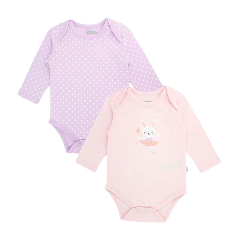 BODY NIÑA BUBBLEGUMMERS LESINA X2 LILA Y ROSA - 1