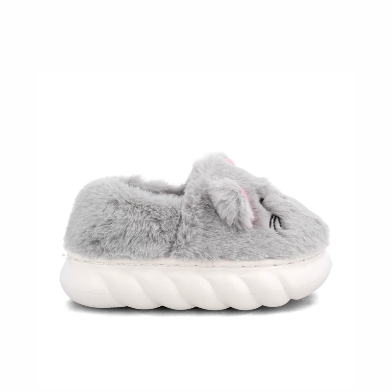 PANTUFLA NIÑA BUBBLEGUMMERS GALEN GRIS - 1