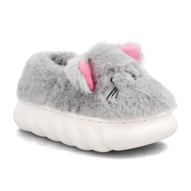 PANTUFLA NIÑA BUBBLEGUMMERS GALEN GRIS - 2