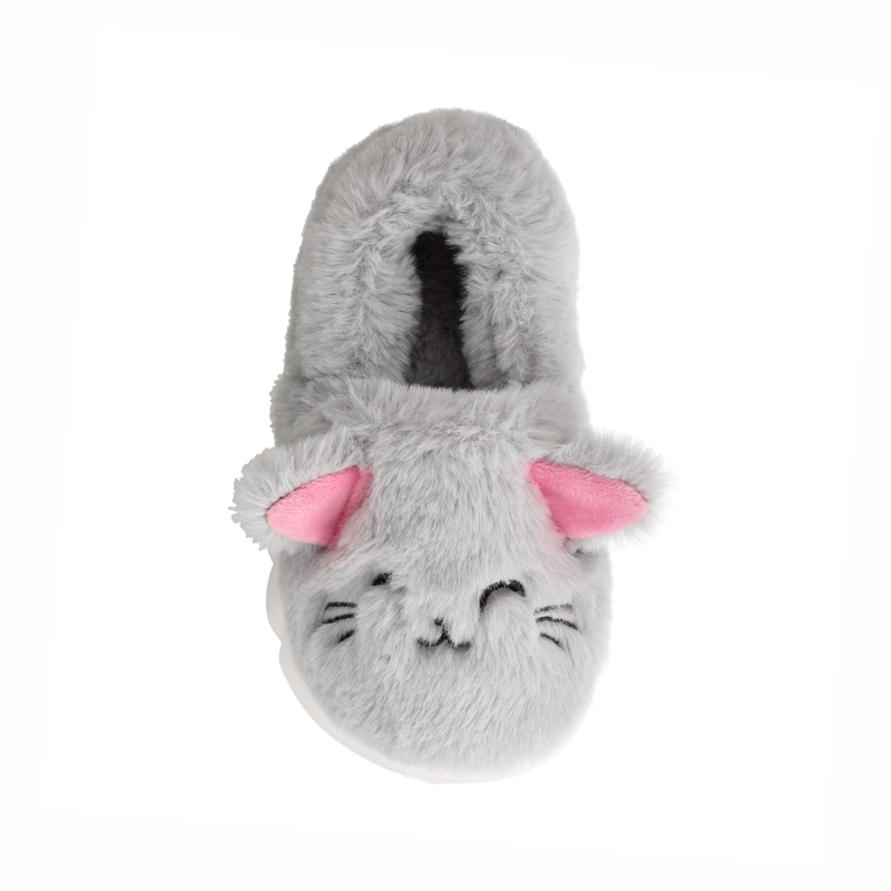 PANTUFLA NIÑA BUBBLEGUMMERS GALEN GRIS - 4