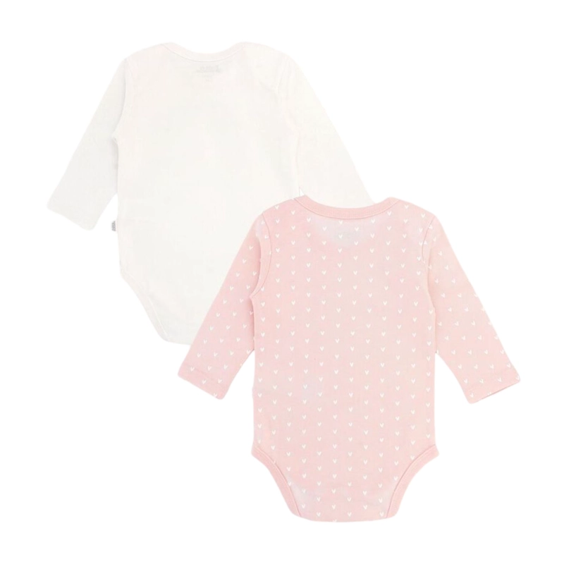 BODY NIÑA BUBBLEGUMMERS LESINA X2 BLANCO Y ROSA - 2