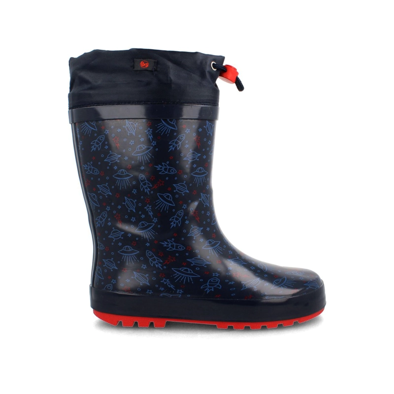 BOTA DE AGUA NIÑA BUBBLEGUMMERS RAINBOOT LIGHTS AZUL - 1