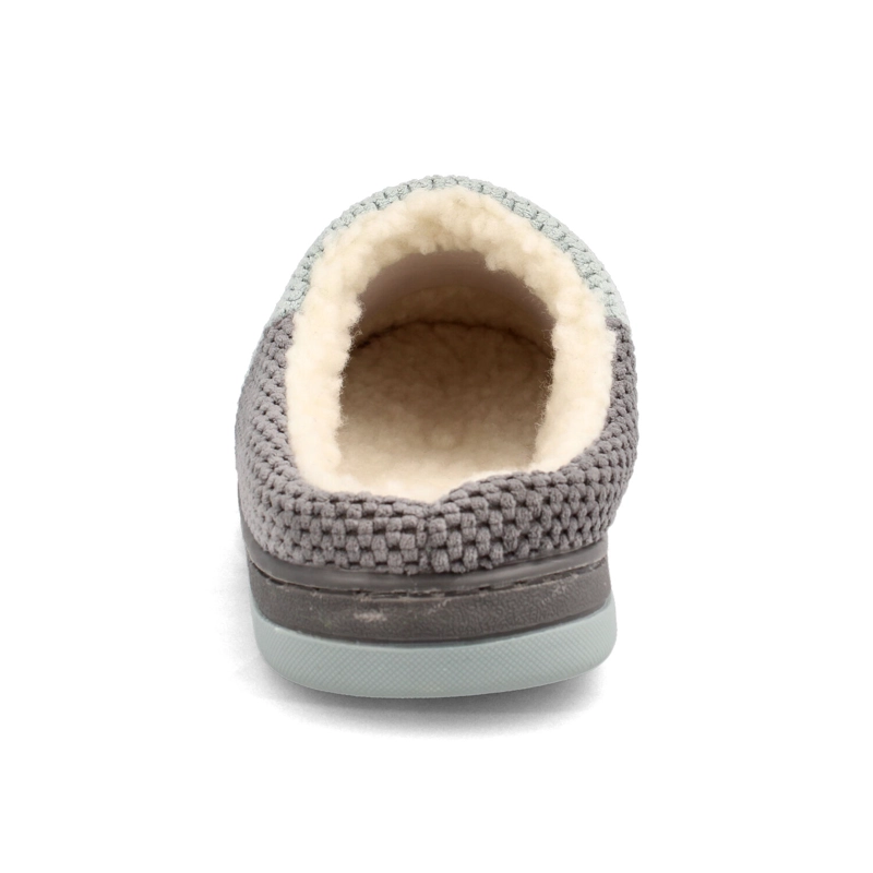 PANTUFLA MUJER BATA LOLA GRIS-MENTA - 3