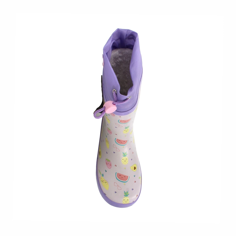 BOTA DE AGUA NIÑOS BUBBLEGUMMERS RAINBOOT LIGHTS MORADO - 4