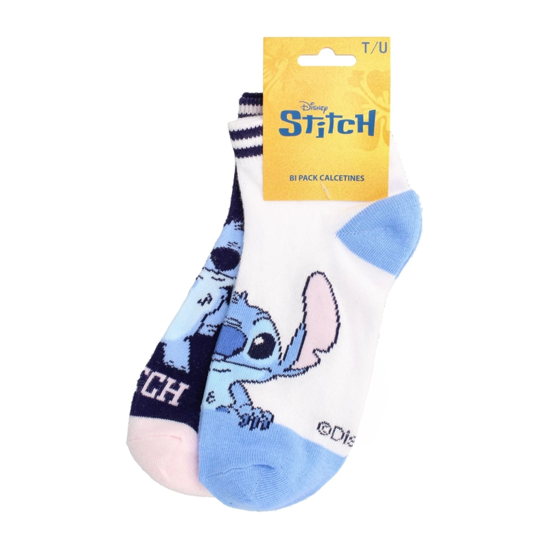 CALCETINES MUJER BATA LILO & STITCH AZUL - 1