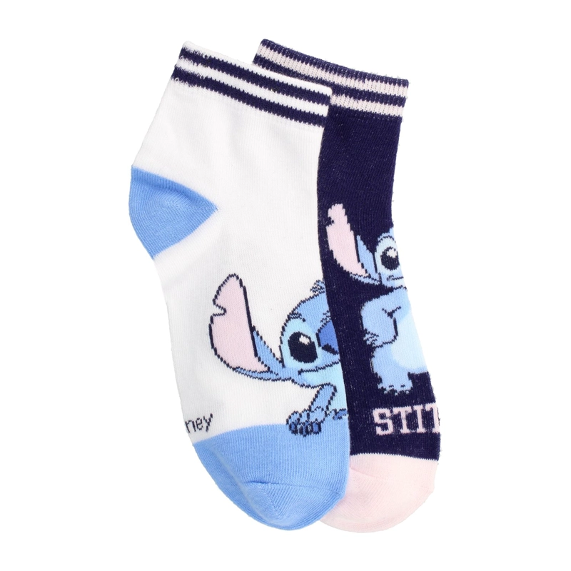 CALCETINES MUJER BATA LILO & STITCH AZUL - 2