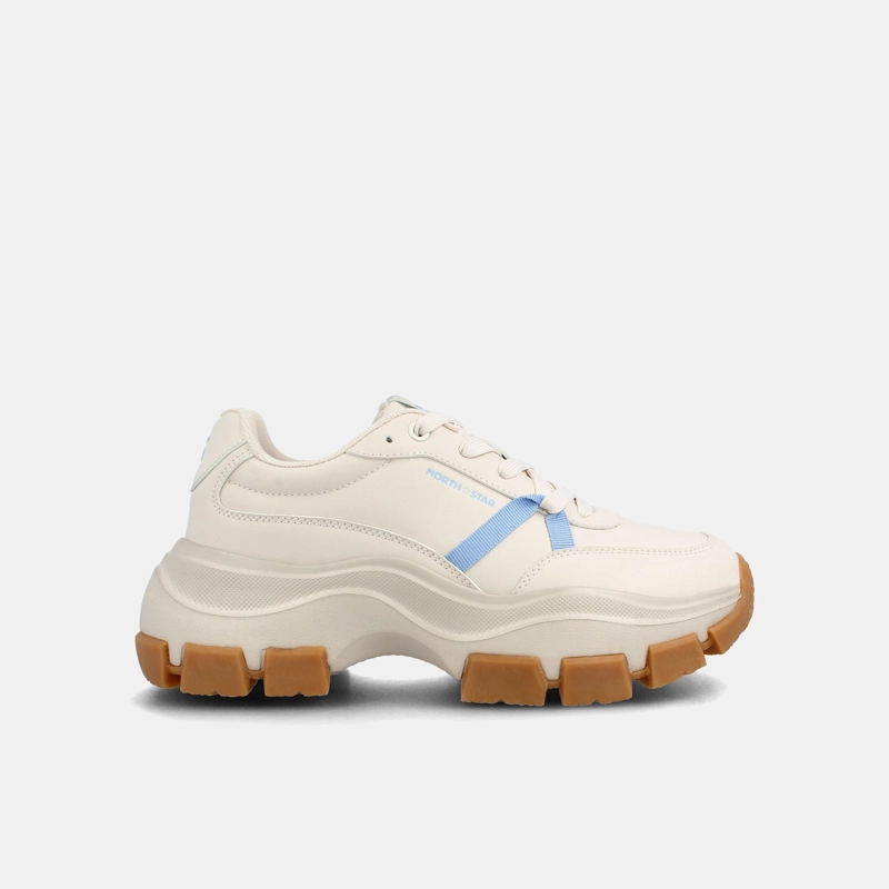 ZAPATILLA MUJER NORTH STAR BOOR BEIGE/AZUL - 1