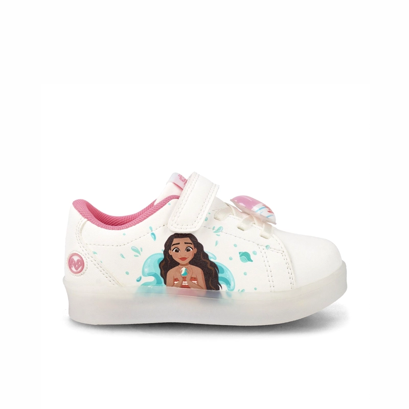 ZAPATILLA NIÑA BUBBLEGUMMERS MOANA BLANCO - 1