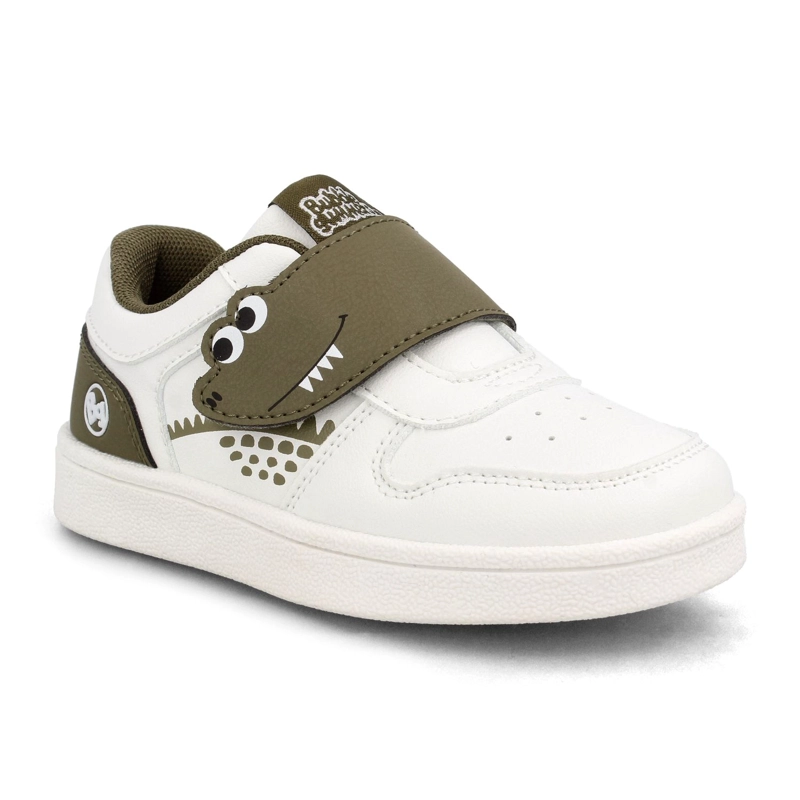 ZAPATILLA NIÑO BUBBLEGUMMERS CLAVEL BLANCO/VERDE - 2
