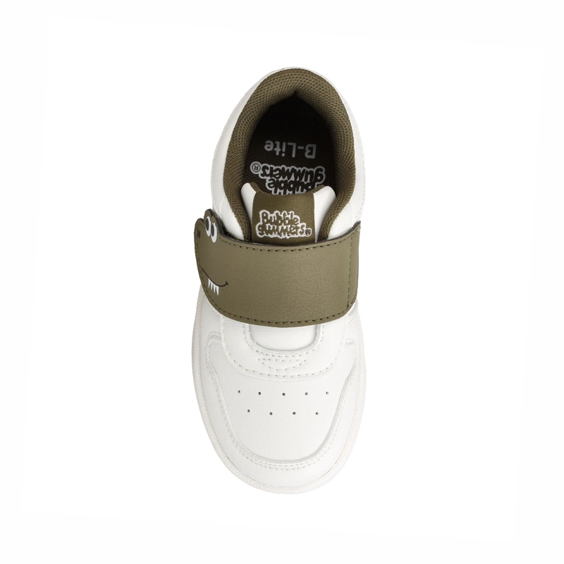 ZAPATILLA NIÑO BUBBLEGUMMERS CLAVEL BLANCO/VERDE - 4