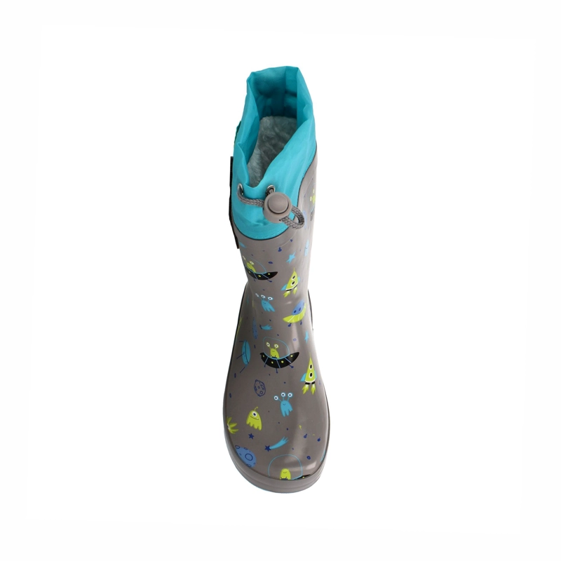 BOTA DE AGUA NIÑOS BUBBLEGUMMERS RAINBOOT LIGHTS GRIS - 4