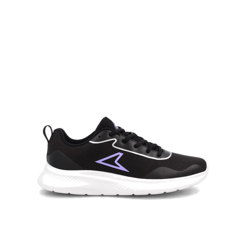 ZAPATILLA MUJER POWER CREDO URBAN RUNNING NEGRO - 1