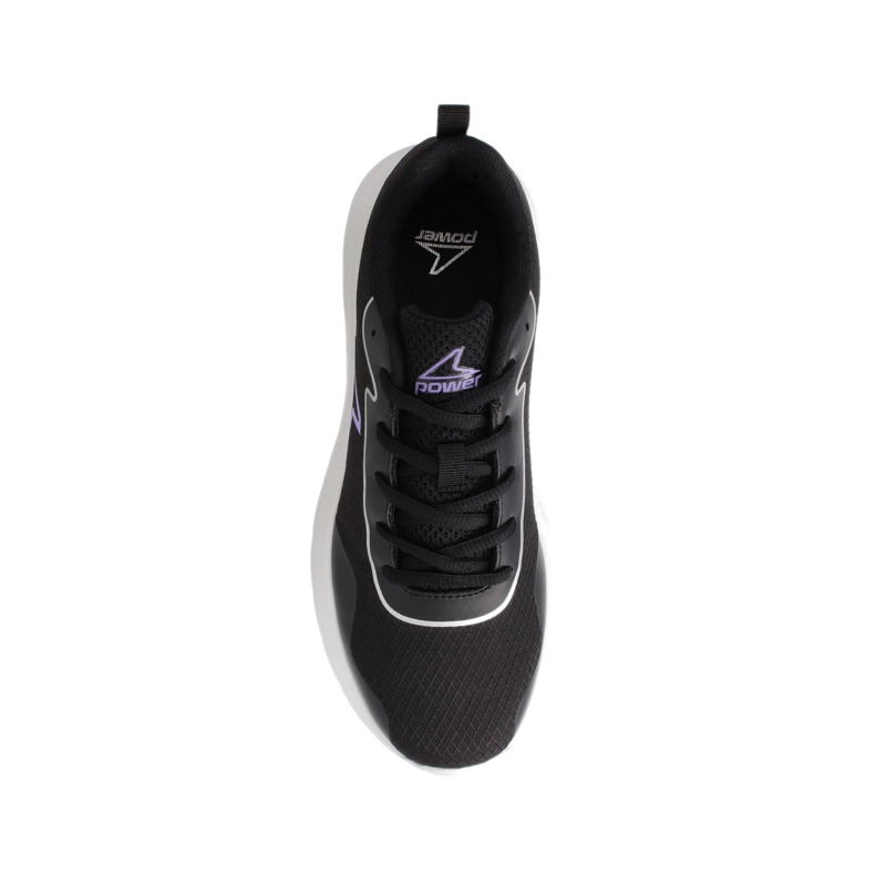 ZAPATILLA MUJER POWER CREDO URBAN RUNNING NEGRO - 4