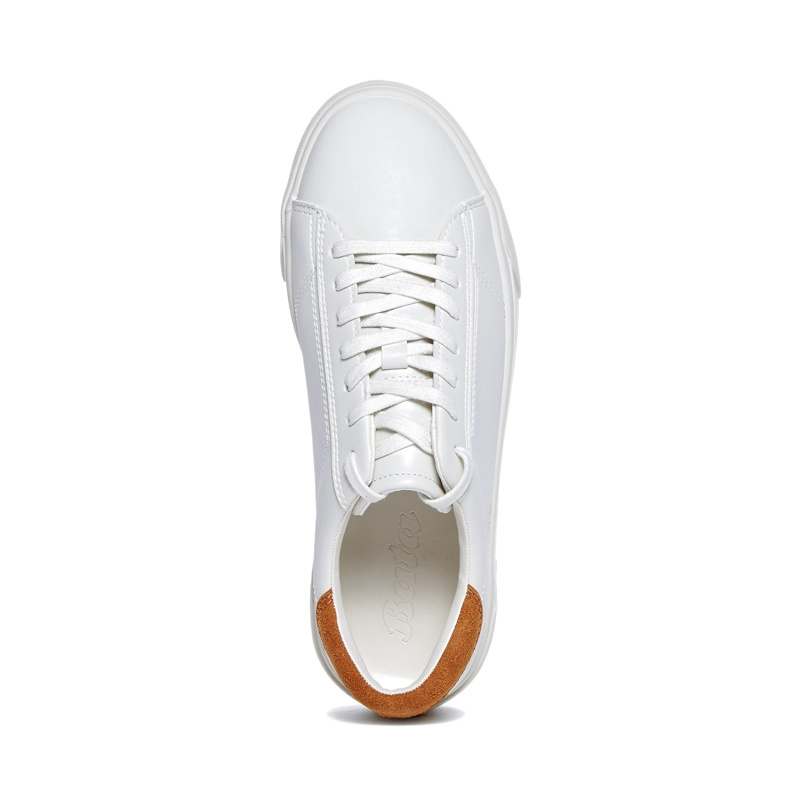 ZAPATILLA MUJER BATA OSLO BLANCO/NARANJO - 3