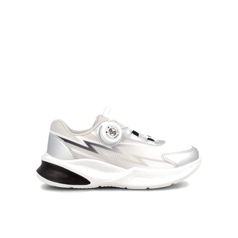 ZAPATILLA NIÑO BUBBLEGUMMERS DYNAMIC PLATEADO/BLANCO - 1