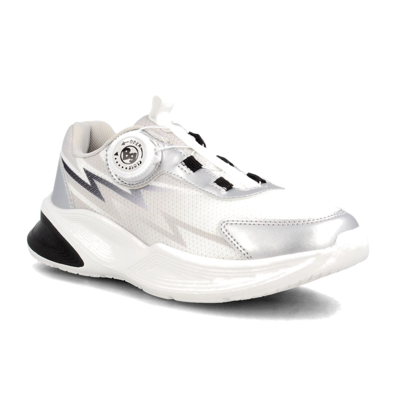ZAPATILLA NIÑO BUBBLEGUMMERS DYNAMIC PLATEADO/BLANCO - 2