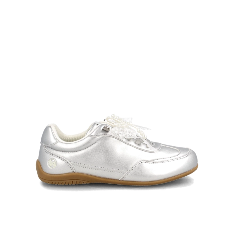 ZAPATILLA NIÑA BUBBLEGUMMERS HARMONY PLATEADO - 1
