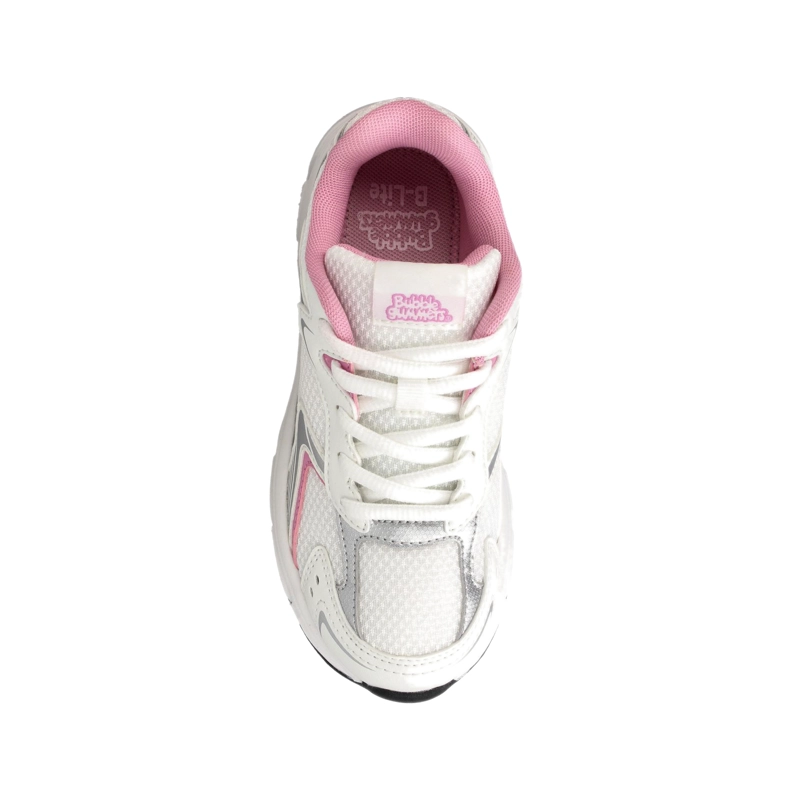 ZAPATILLA NIÑA BUBBLEGUMMERS FOUNTAIN PLATEADO/BLANCO - 4