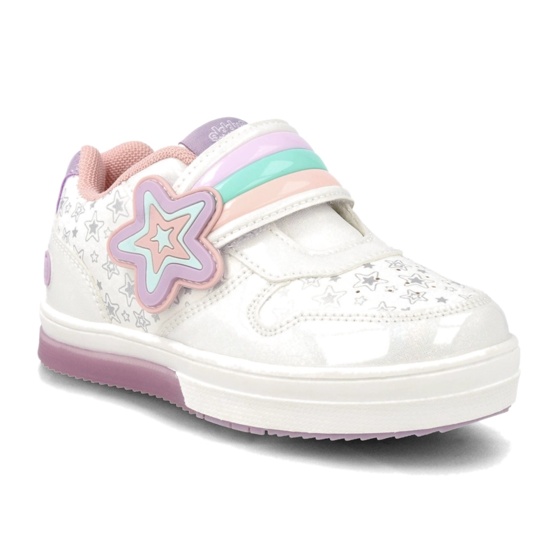 ZAPATILLA NIÑA BUBBLEGUMMERS NEON PLATEADO/BLANCO - 2