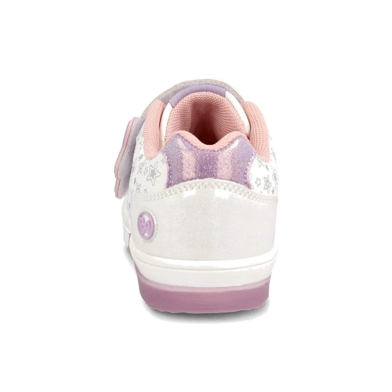 ZAPATILLA NIÑA BUBBLEGUMMERS NEON PLATEADO/BLANCO - 3