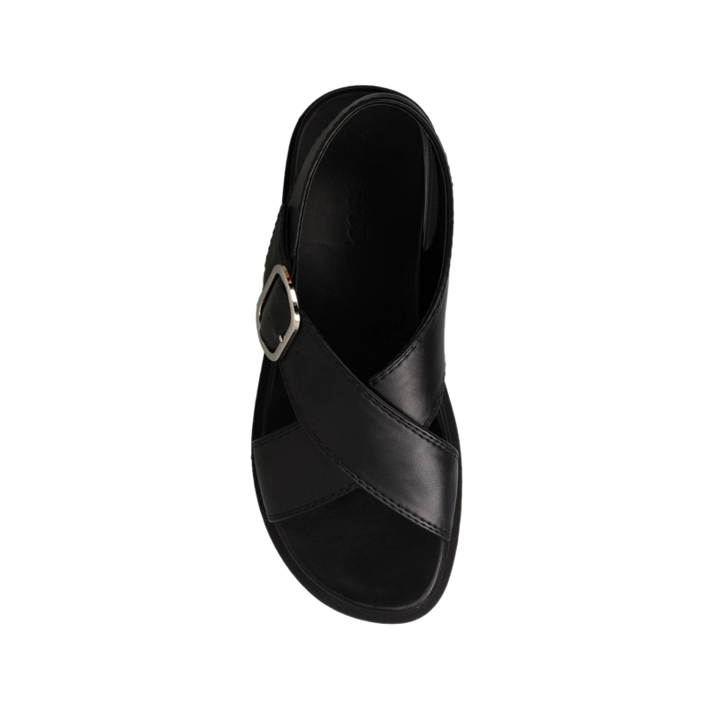 SANDALIA MUJER BATA IRMA NEGRO BROCHE - 4