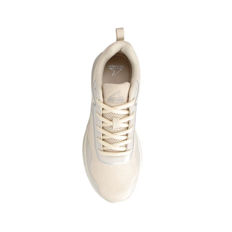 ZAPATILLA MUJER POWER CREDO URBAN RUNNING BEIGE - 4